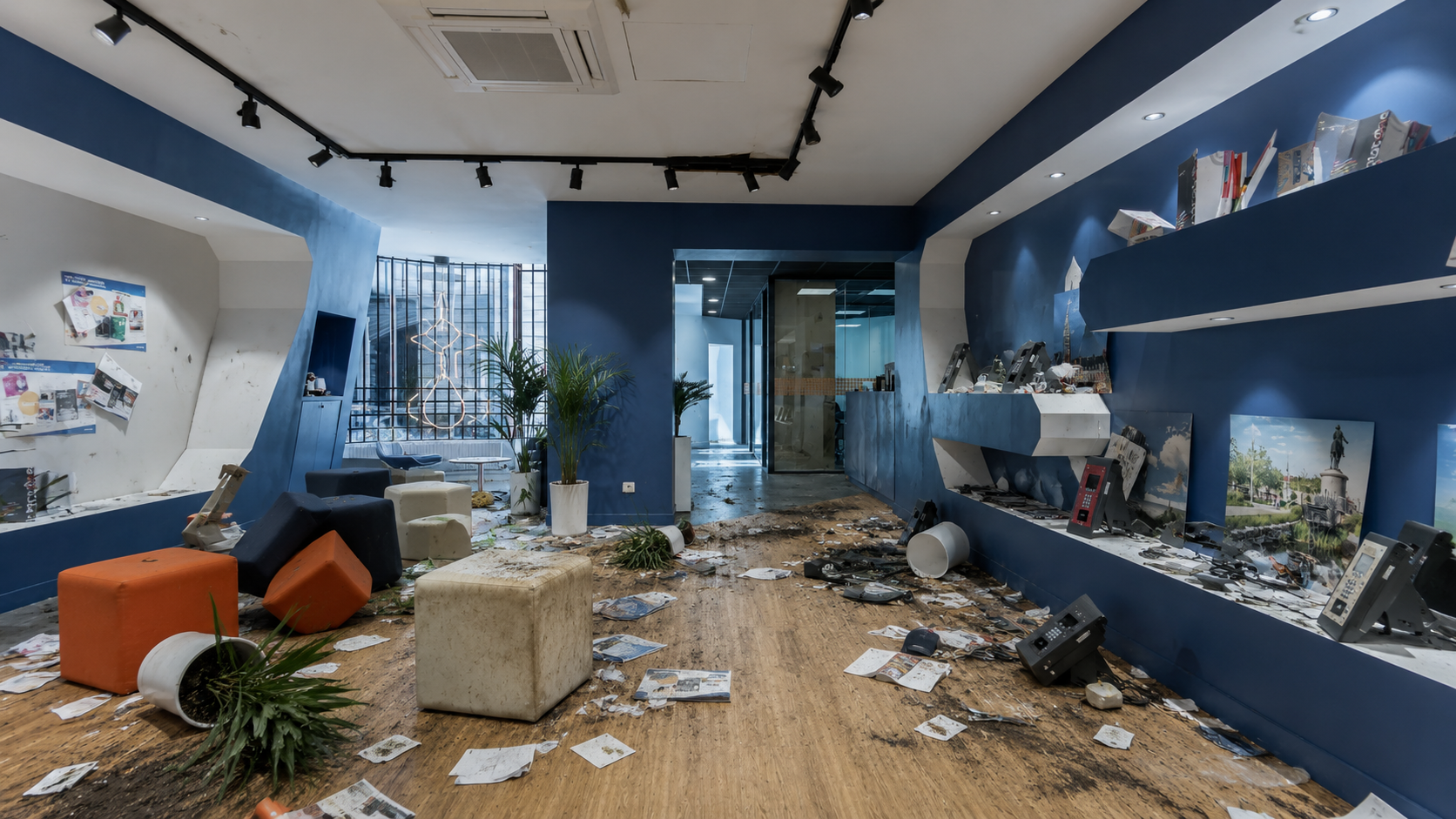 Rénovation bureaux avant
